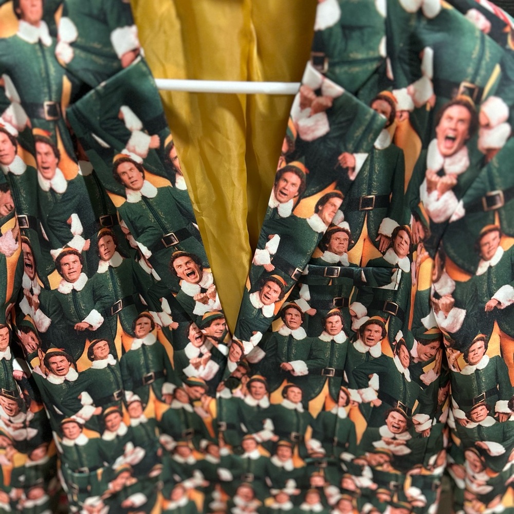 Elf movie Buddy the Elf Christmas Blazer Size Large 42/44